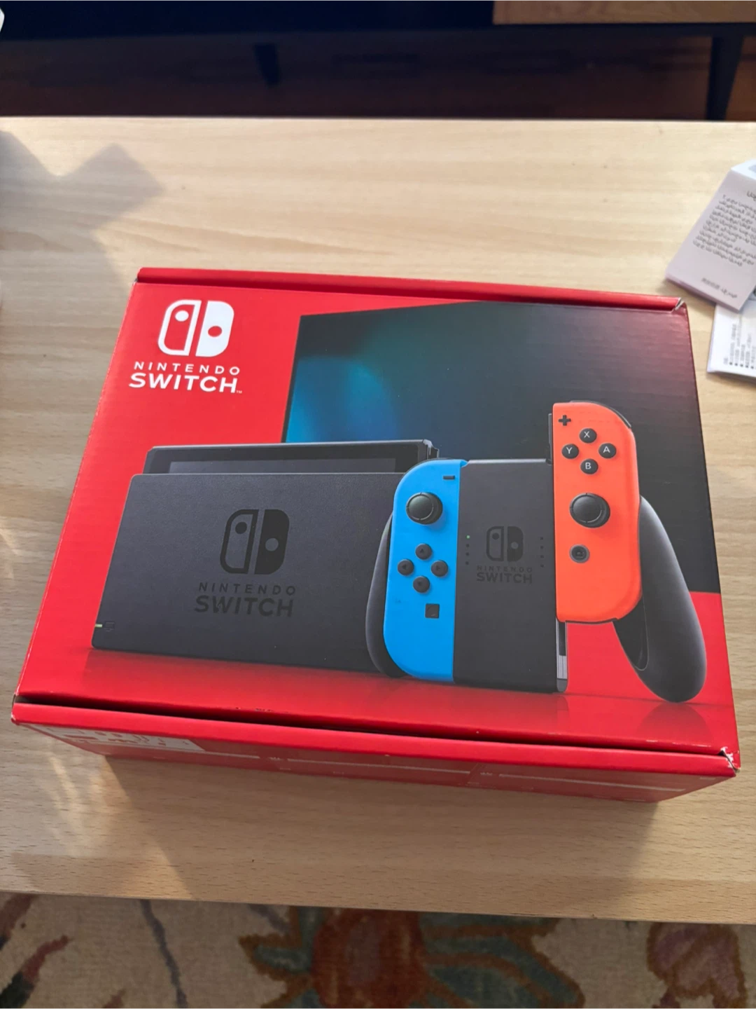 Nintendo Switch Console Neon Blue and Neon Red