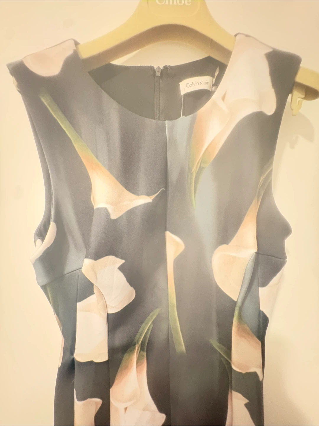 Calvin Klein sleeveless floral dress