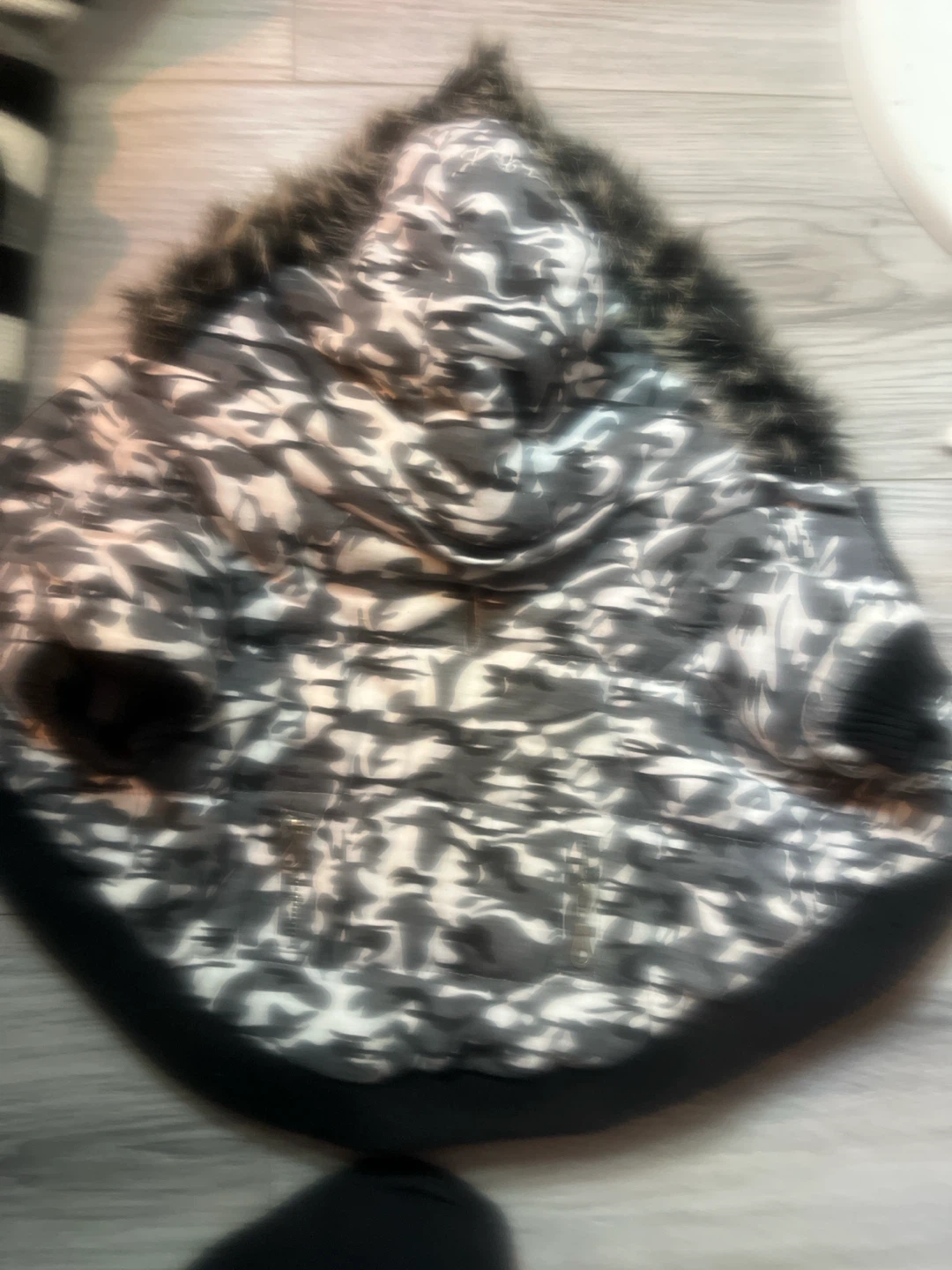 Camo pattern dog parka with Thinsulate insulation - photo 4