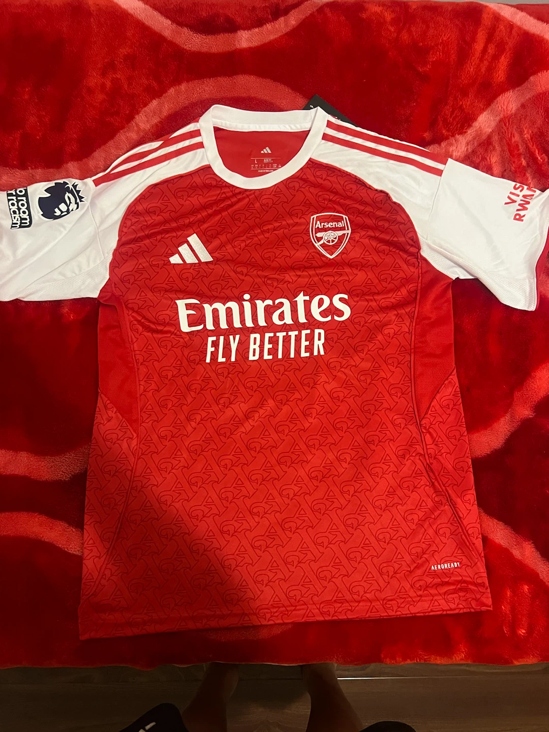 Arsenal Declan Rice Jersey Size Large