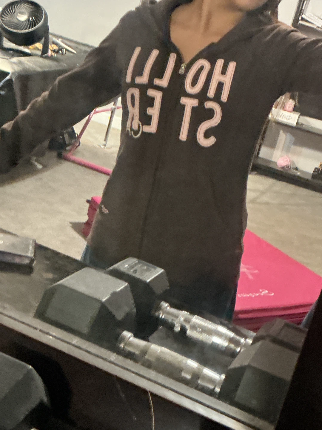 Two Zip-Up Hoodies: Hollister and Victoria's Secret PINK - photo 4