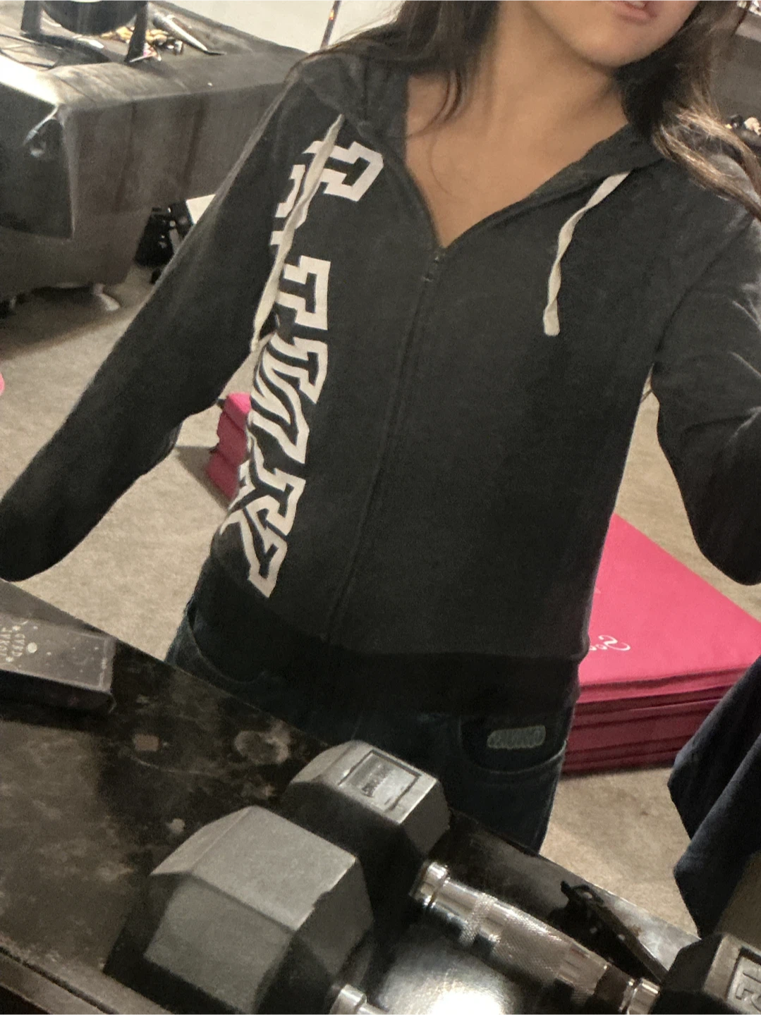 Two Zip-Up Hoodies: Hollister and Victoria's Secret PINK - photo 5