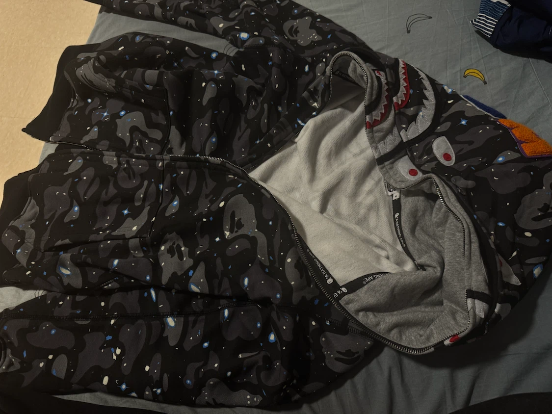 A Bathing Ape Shark Full Zip Hoodie
