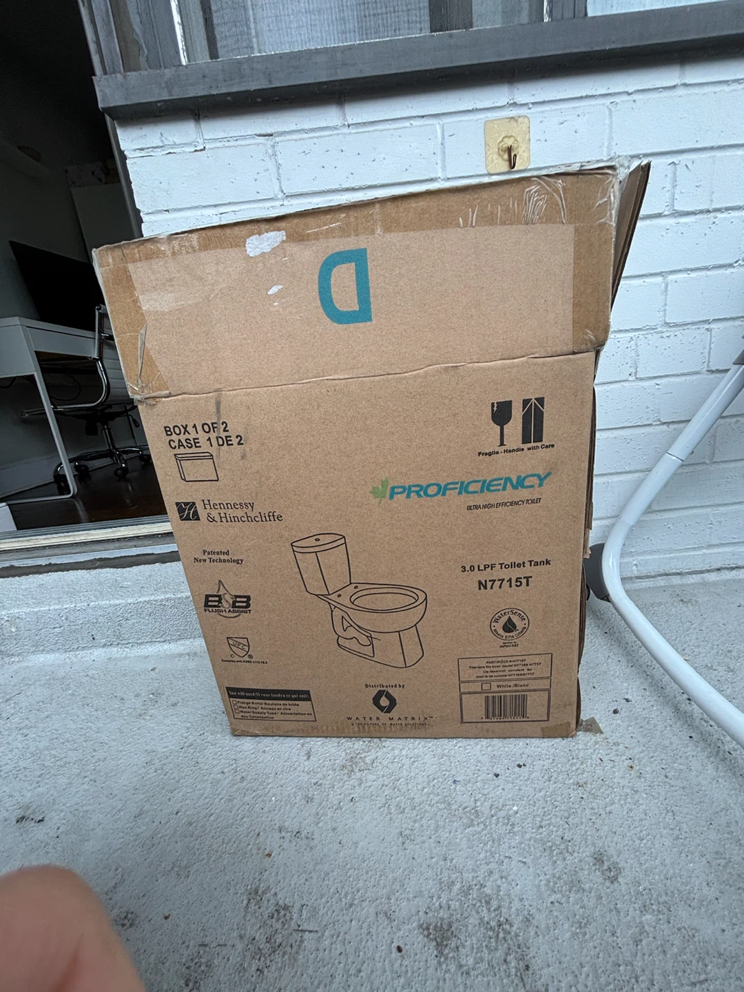 Hennessy & Hinchcliffe Proficiency Toilet Tank N7715T