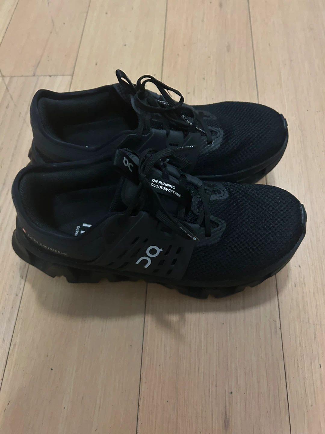 On Running Cloudswift AMP Black Shoes - Women's 7.5 - photo 4