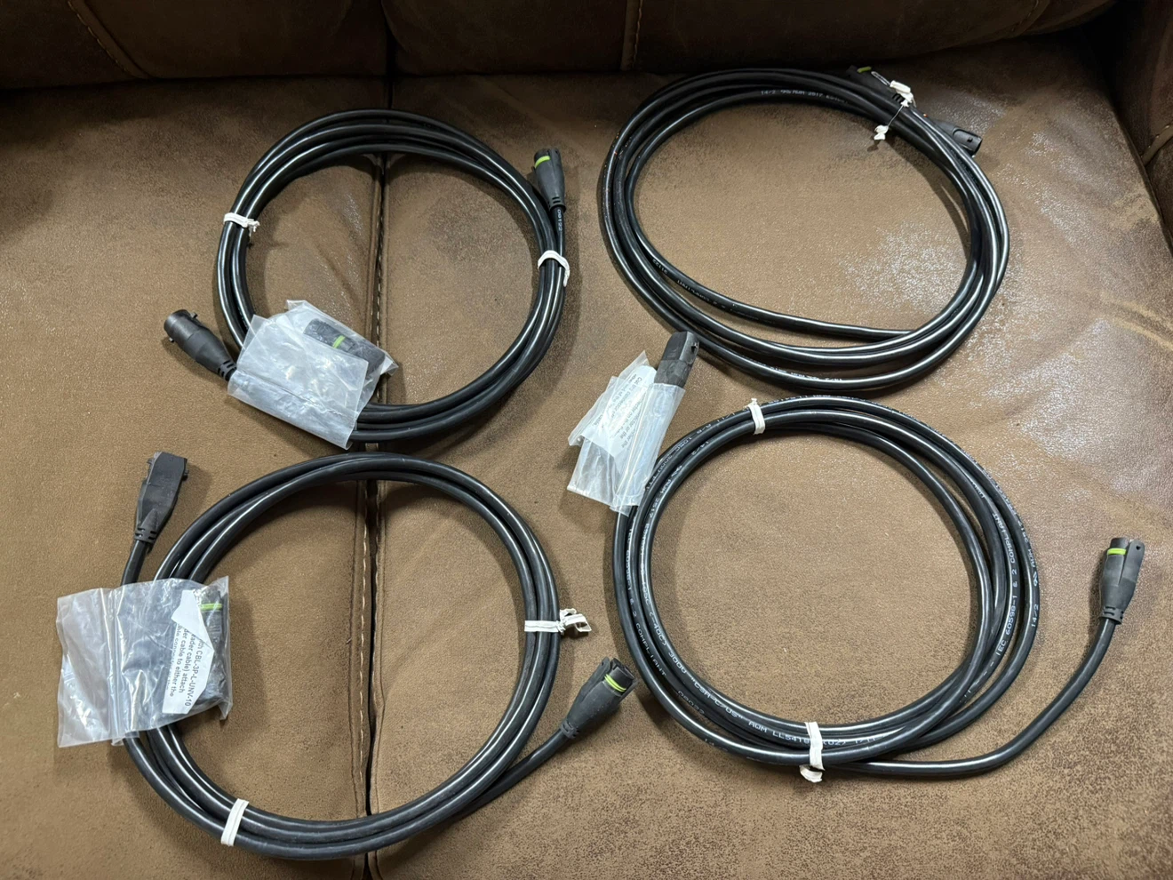 4-Pack Brand New Ecosense TROV 10ft Cables