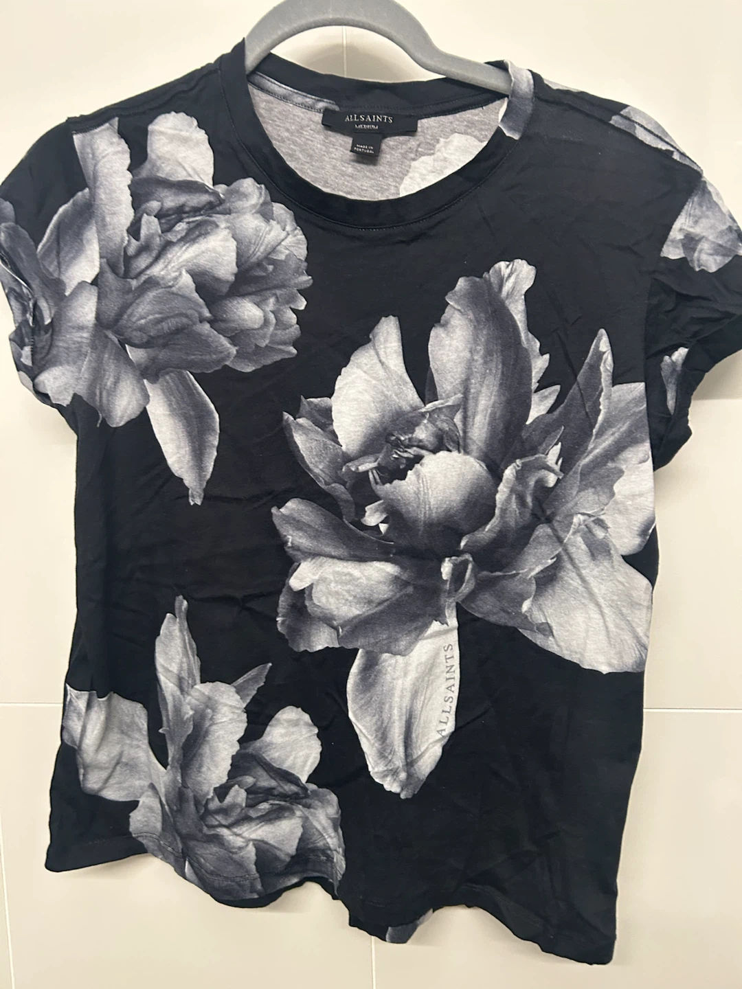 Allsaints Floral Print T-Shirt - photo 3