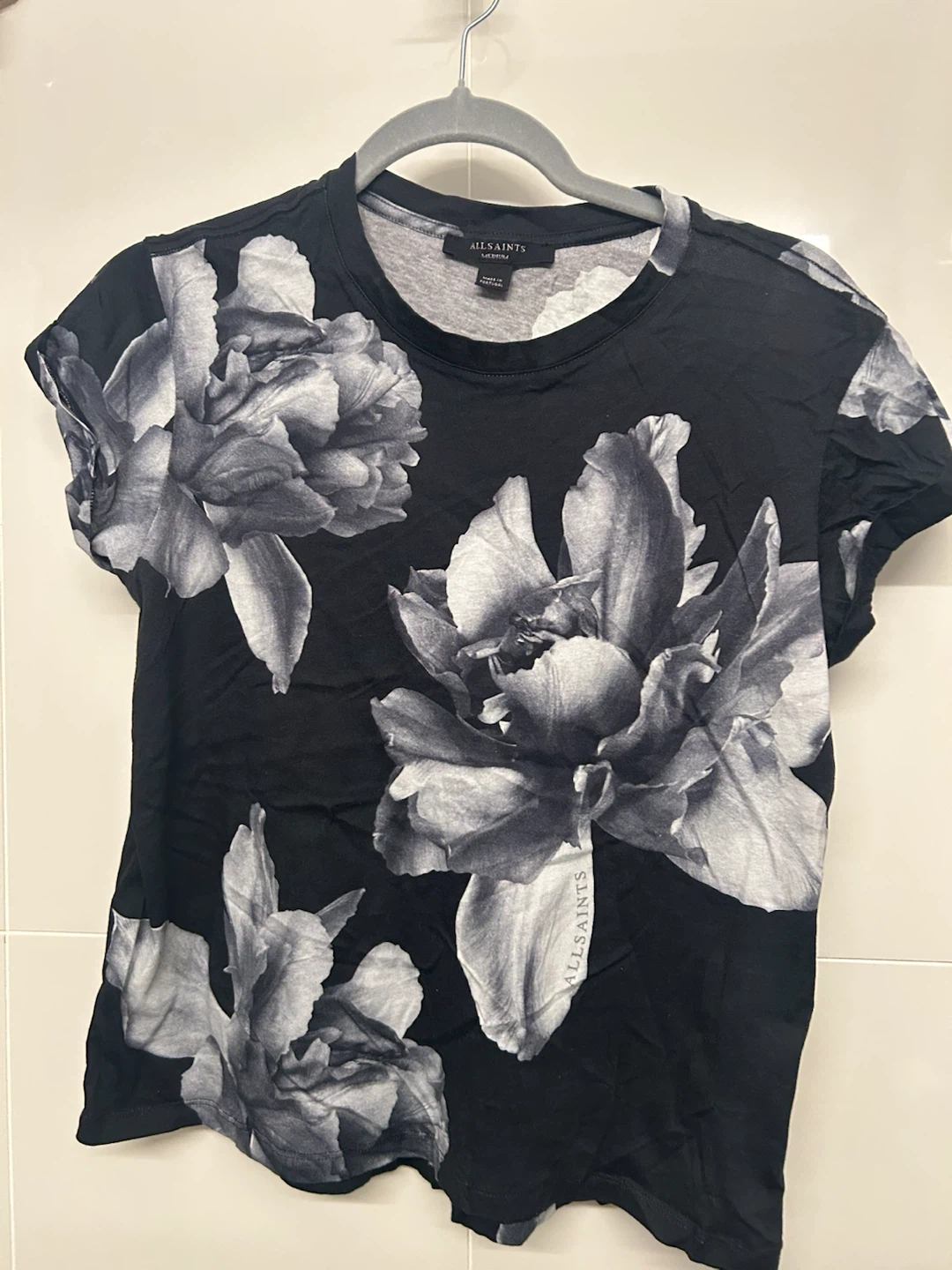 Allsaints Floral Print T-Shirt - photo 4