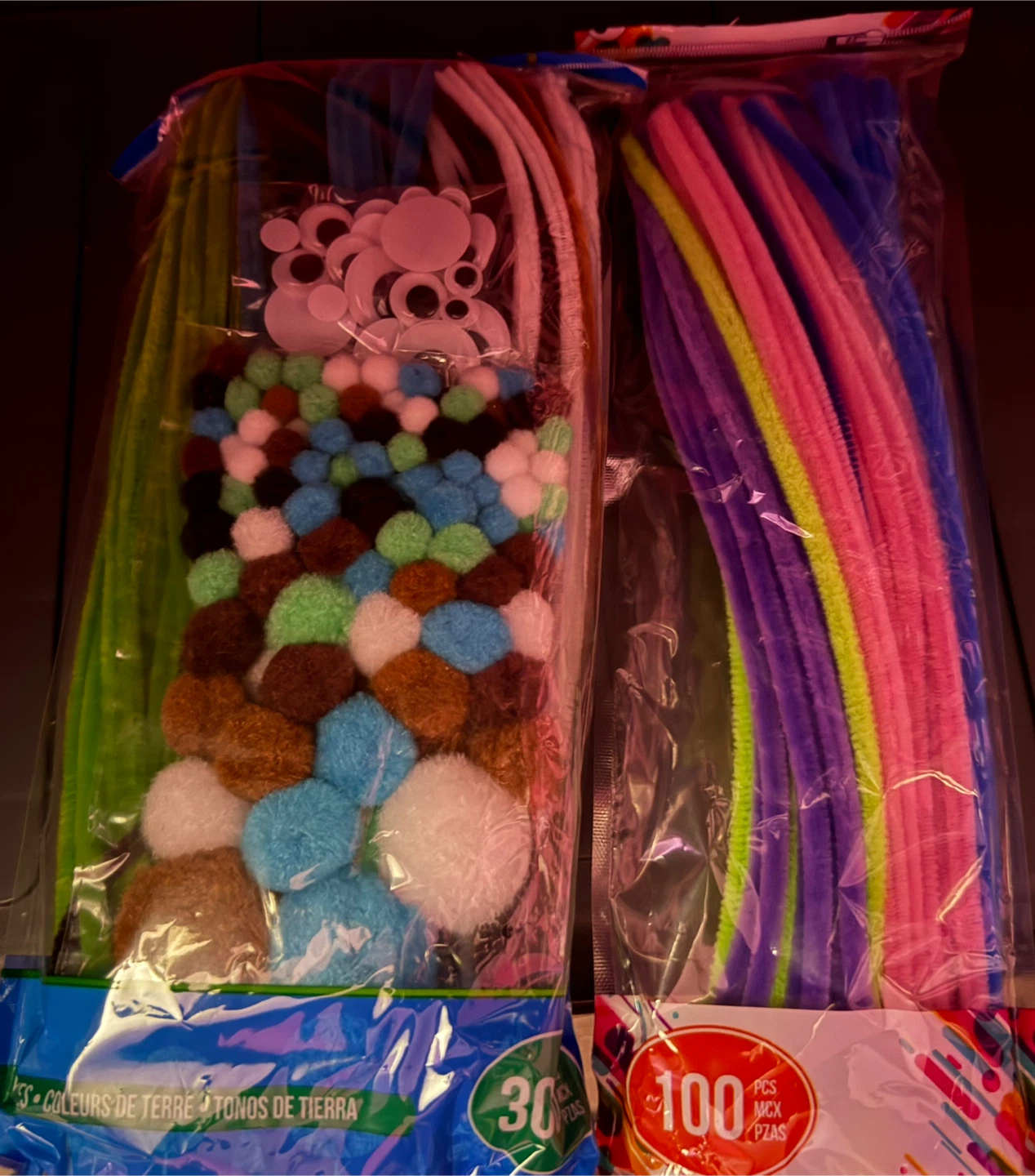 MOVING SALE!!! Craft Supply Set with Pompoms