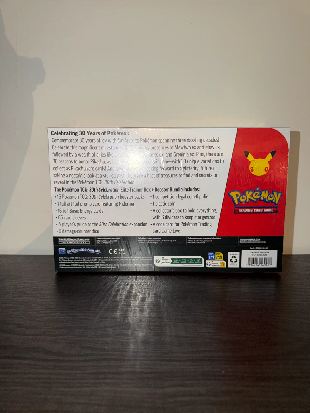 Pokémon TCG 30th Celebration Elite Trainer Box & Booster Bundle - photo 3