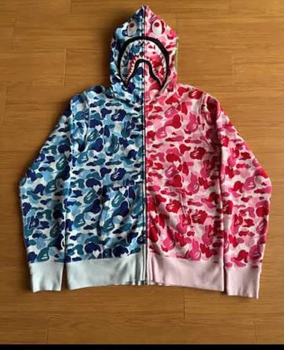 A Bathing Ape Shark Hoodie Size Large