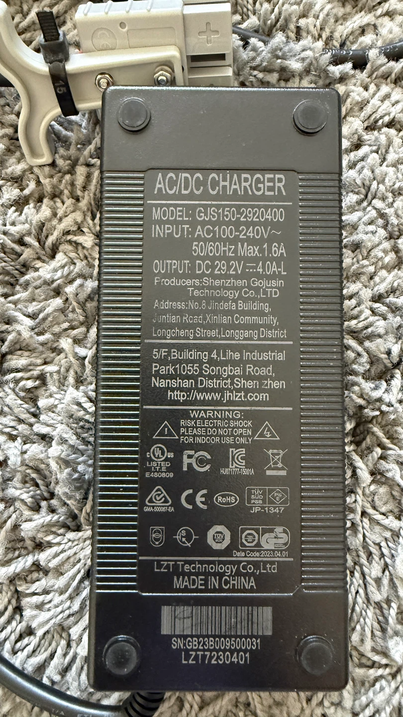 LZT Technology AC/DC Charger GJS150-2920400