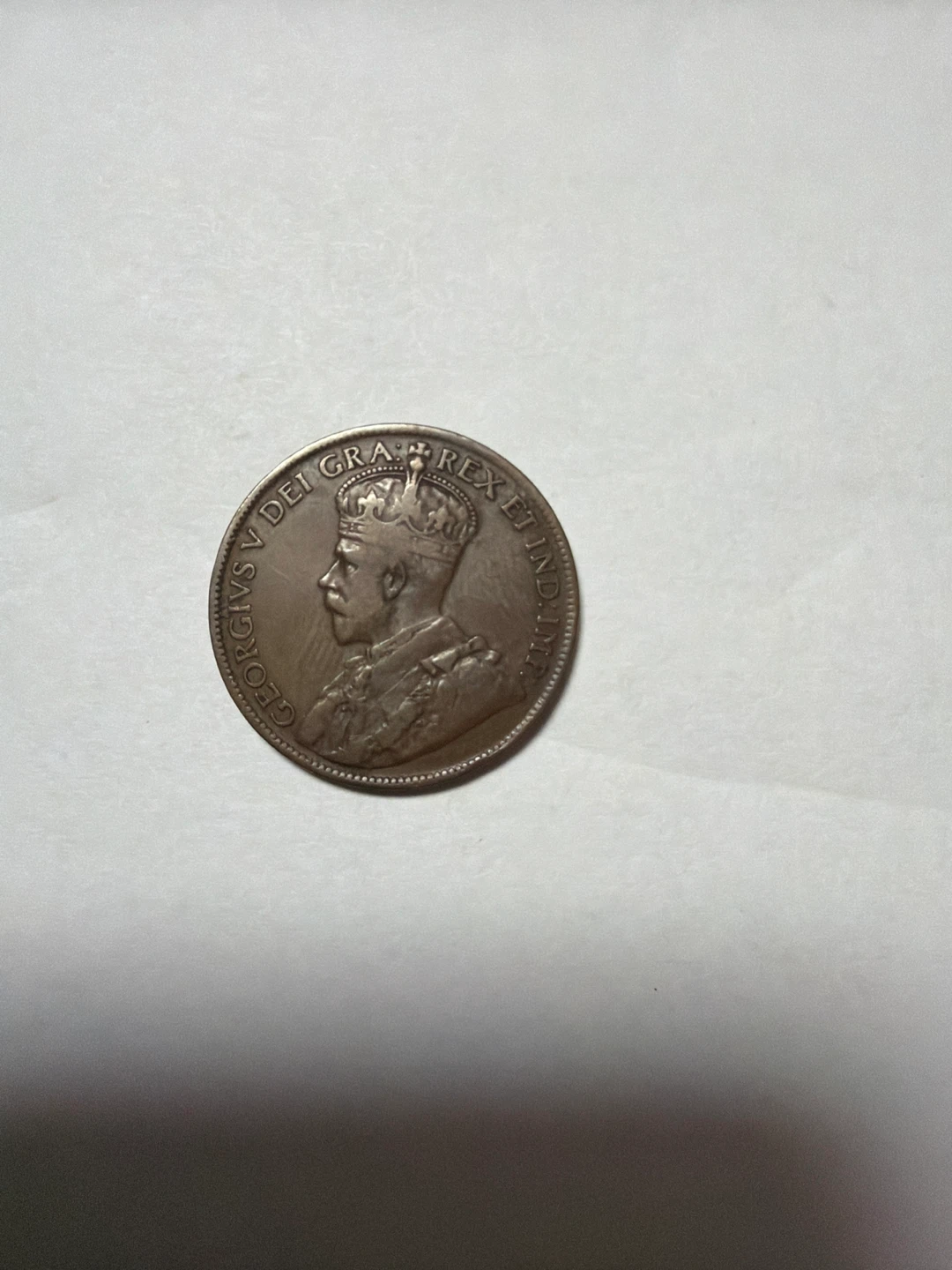 1919 Canadian One Cent Coin