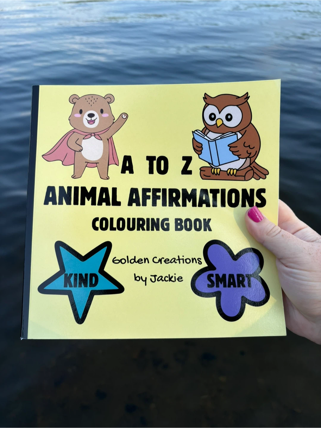 A to Z Animal Affirmations Colouring Book
