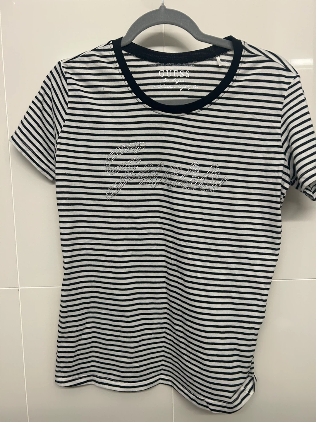 Guess Striped Short Sleeve T-Shirt