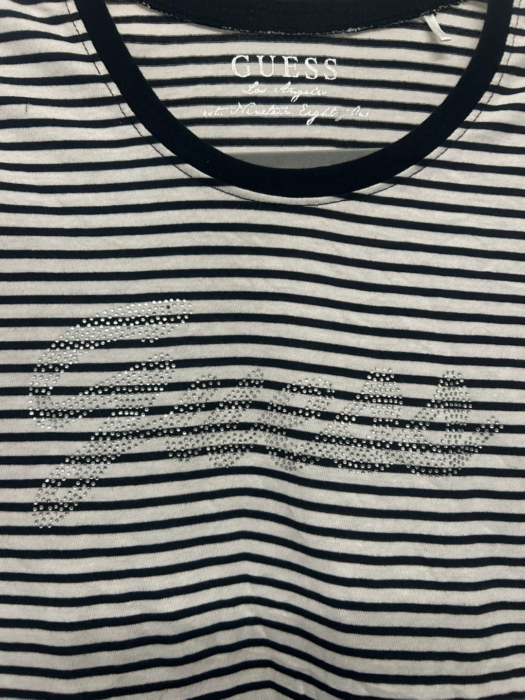 Guess Striped Short Sleeve T-Shirt - photo 2