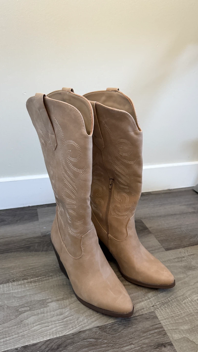 Size 7 Women’s Tan Western Cowboy Boots - photo 2