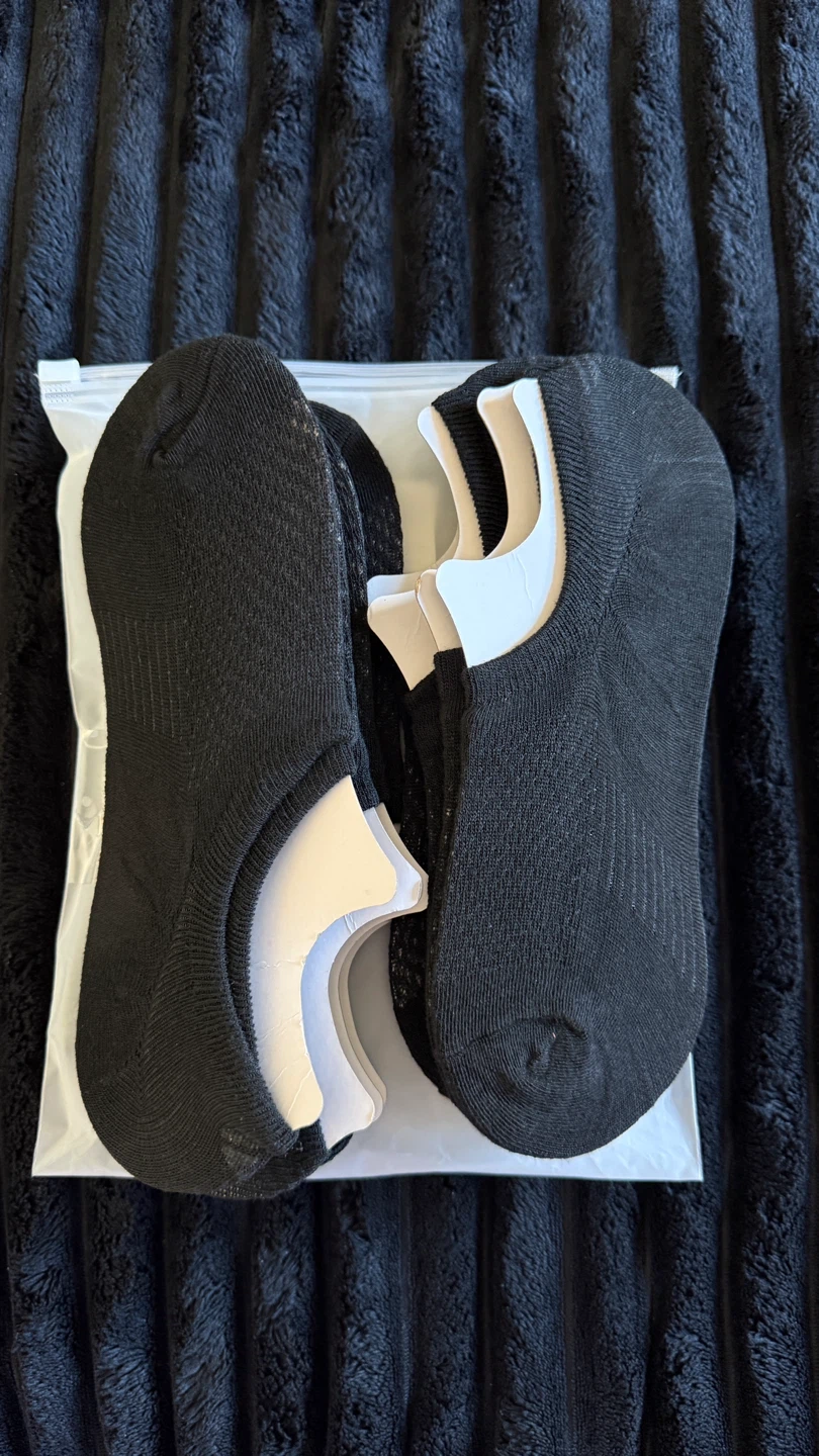 For women’s size 5-6 16 pairs Pack of Black No-Show Socks - photo 2