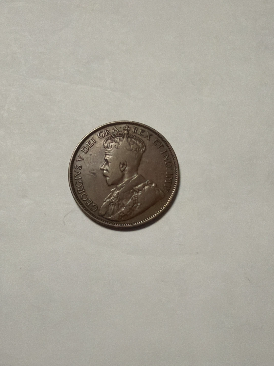 1914 Canadian One Cent Coin