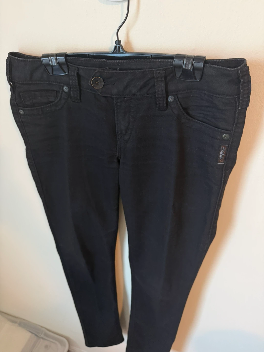 Silver slim black jeans - women’s sz 29 - photo 2