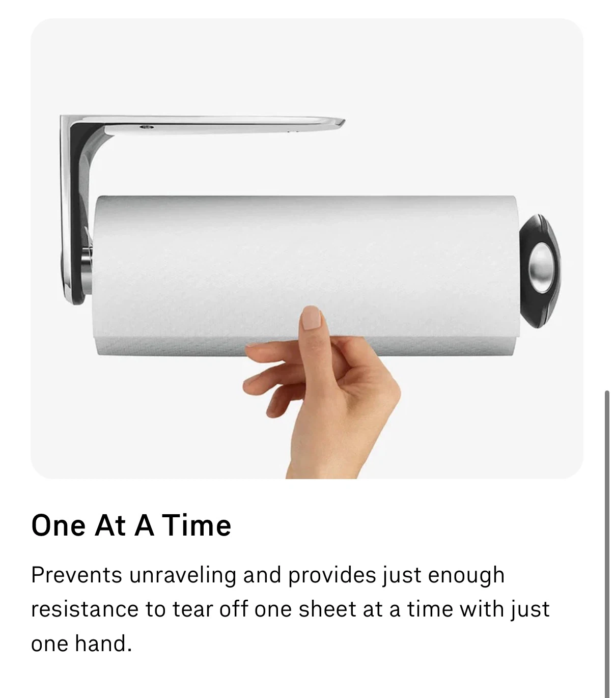 Simplehuman Wall Mount Paper Towel Holder - photo 5