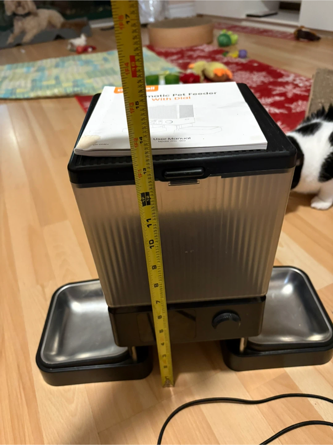Oneisall Automatic Pet Feeder with Dial