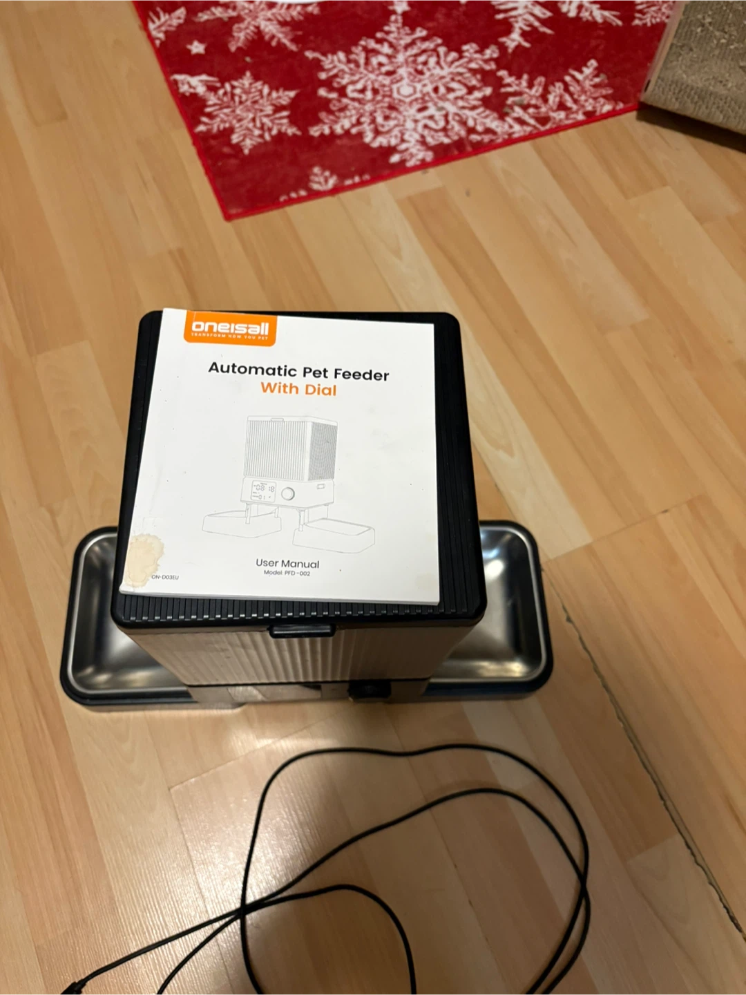 Oneisall Automatic Pet Feeder with Dial - photo 4
