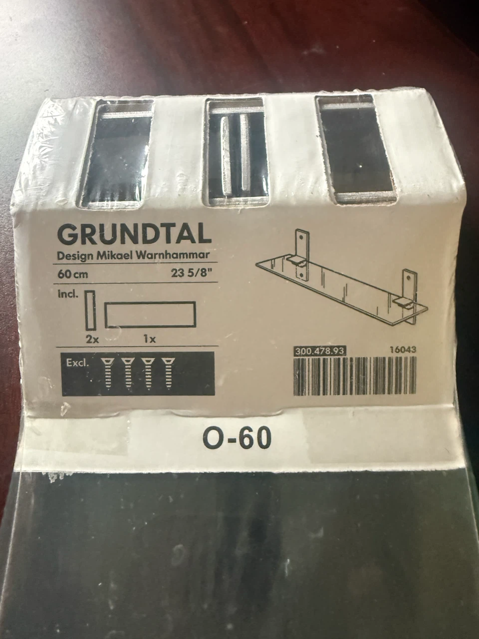 IKEA Grundtal Glass Wall Shelf - photo 4