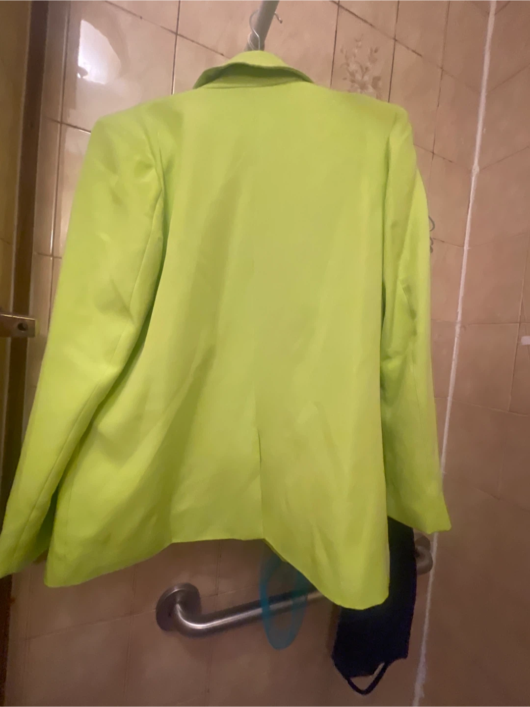 ARTFREE Lime Green Double-Breasted Blazer - photo 2