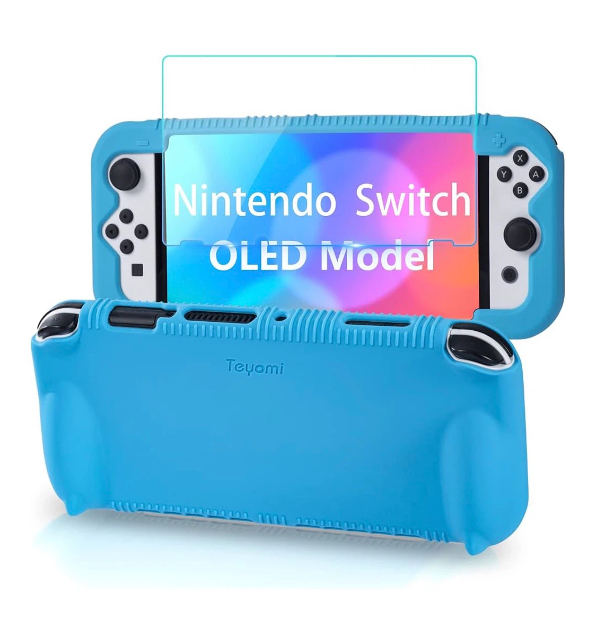 Blue protective case for Nintendo Switch OLED