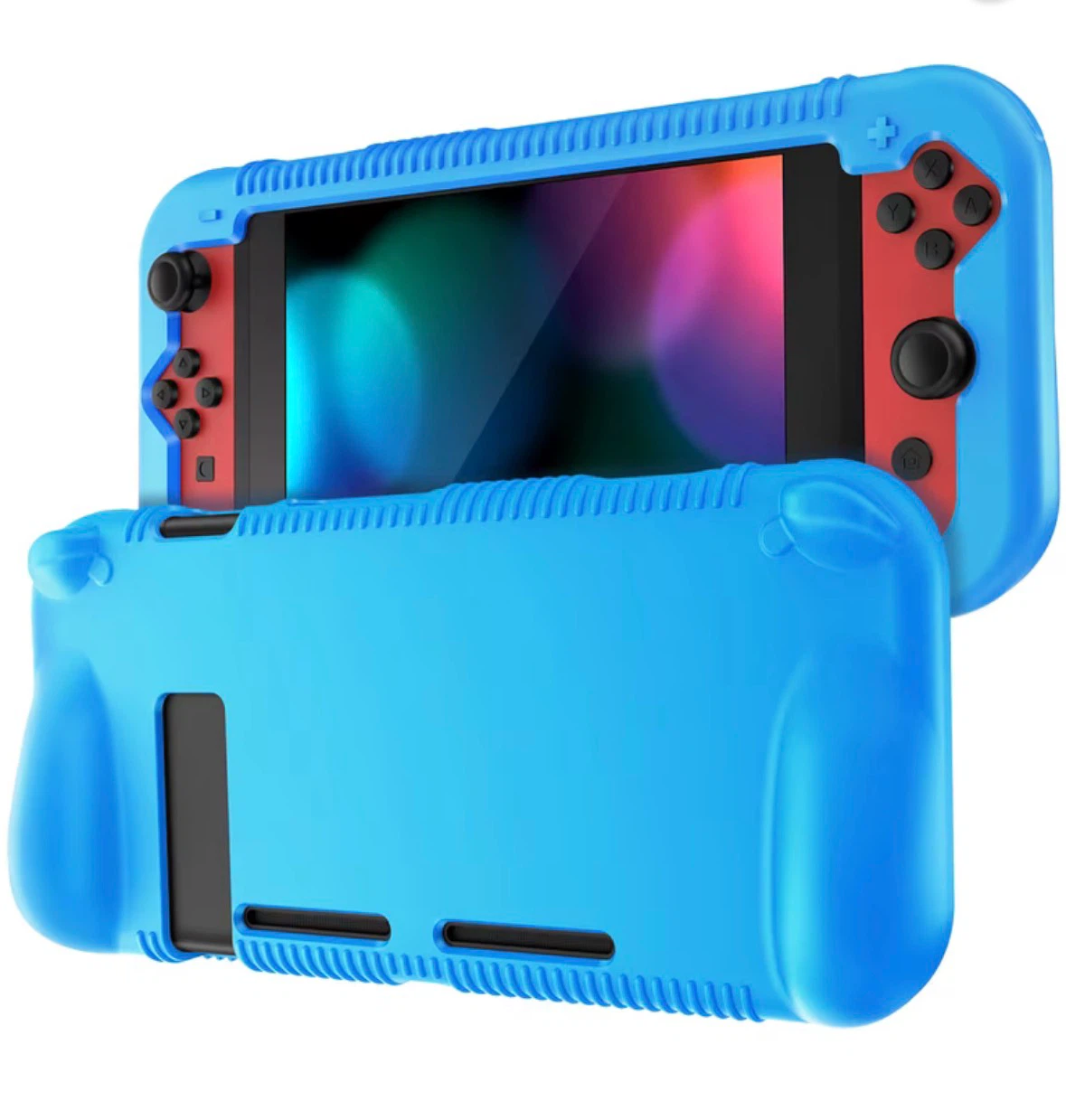 Blue protective case for Nintendo Switch OLED - photo 5