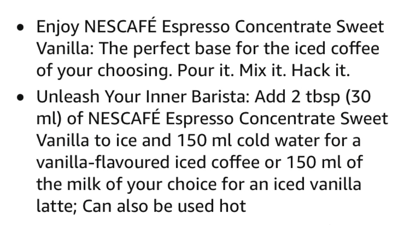 Nescafé Sweet Vanilla Espresso Concentrate +$2 Coupon ✨NEW - photo 5