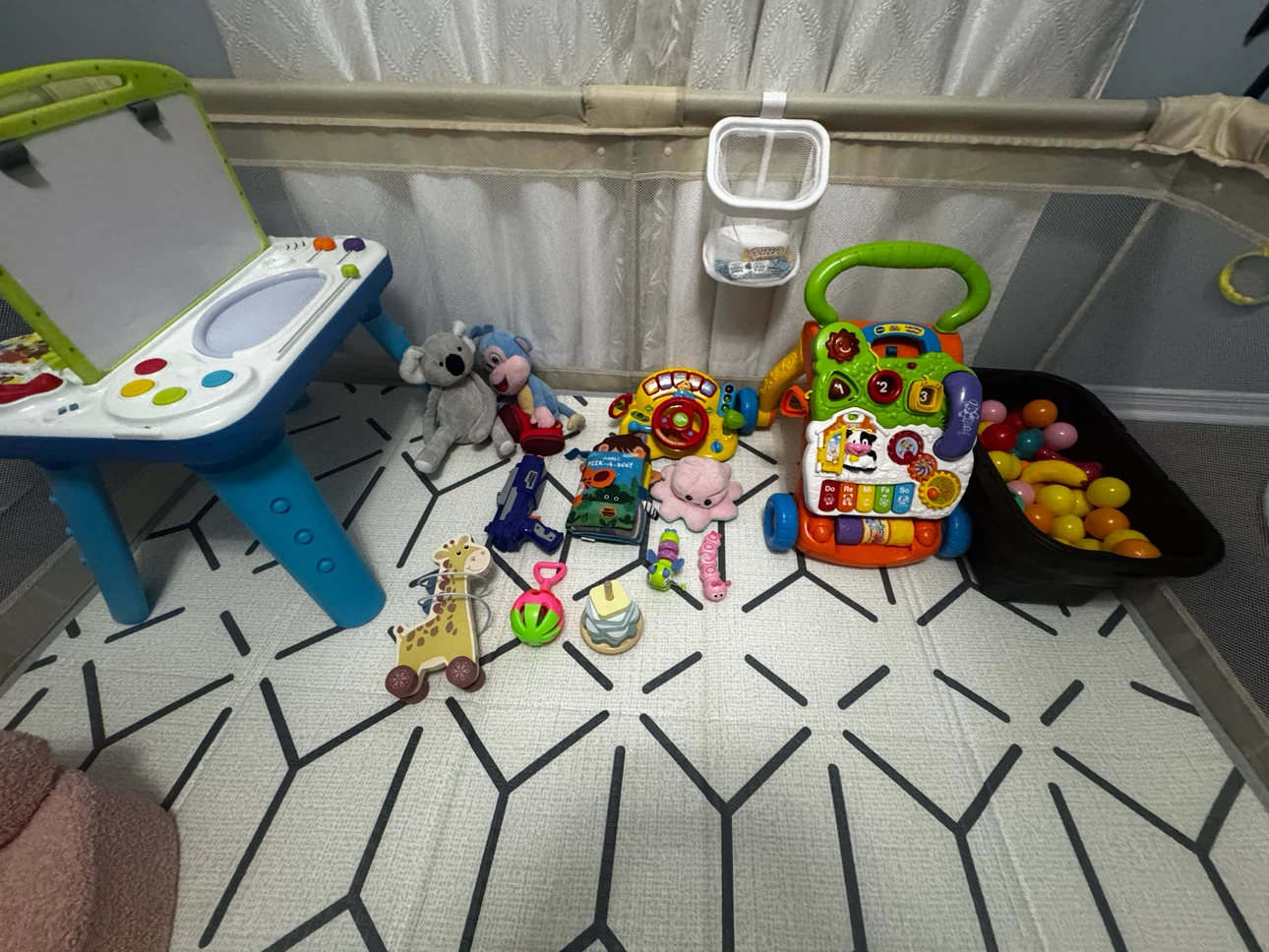 Baby Playpen with Assorted Toys