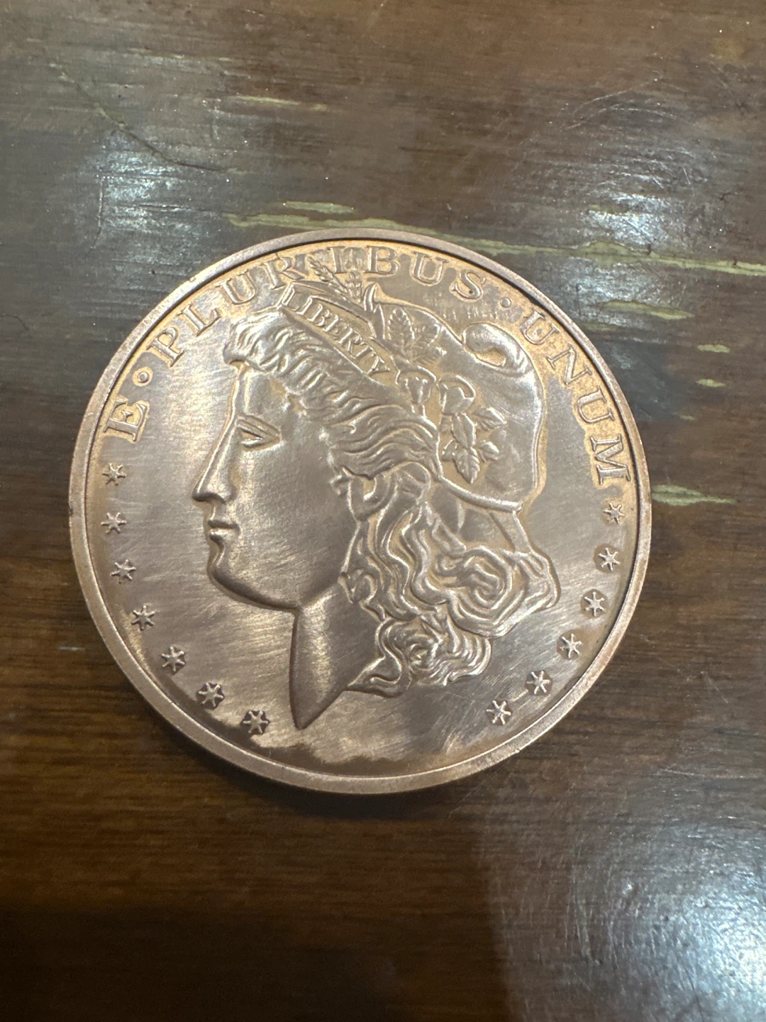 1 oz Copper Morgan Style Round