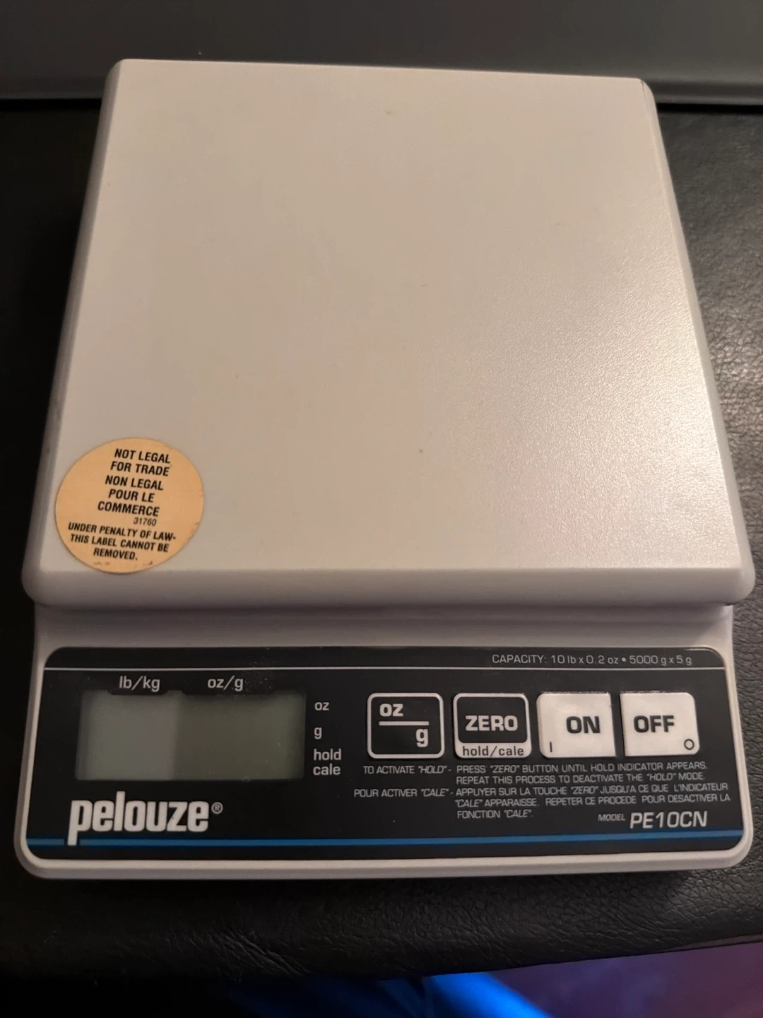 Pelouze PE10CN Digital Scale