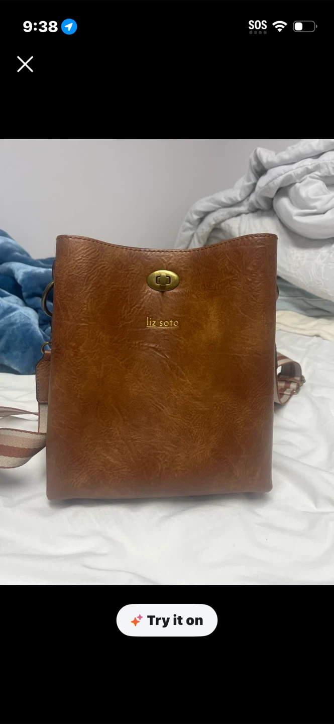 Liz Soto Brown Crossbody Bag