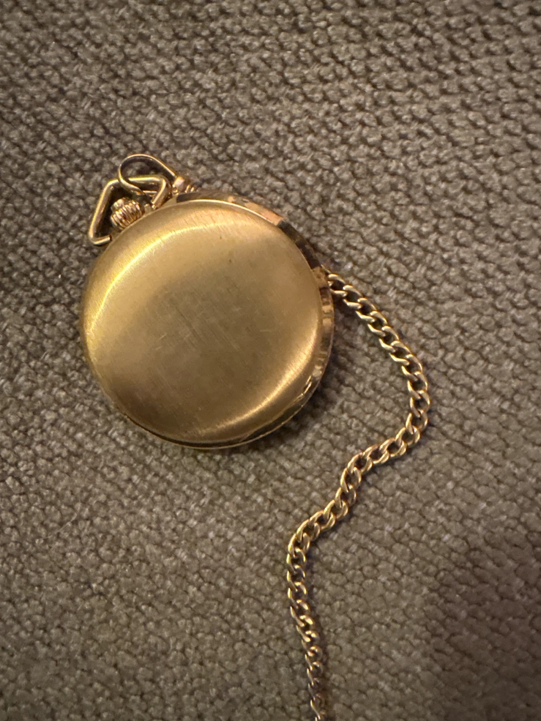 Cardinal Gold-Tone Quartz Pocket Watch - photo 3