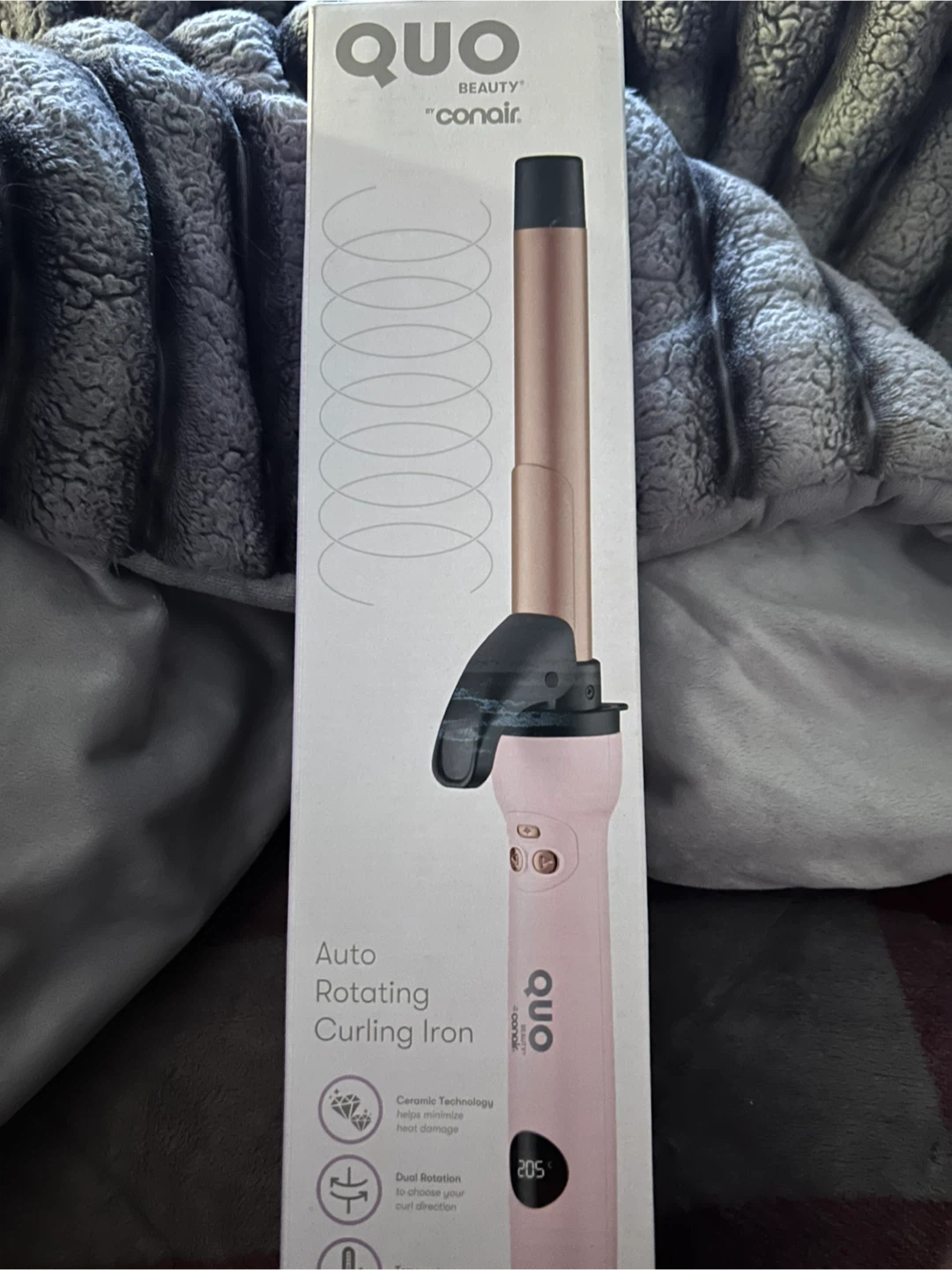 Quo Beauty by Conair Auto Rotating Curling Iron