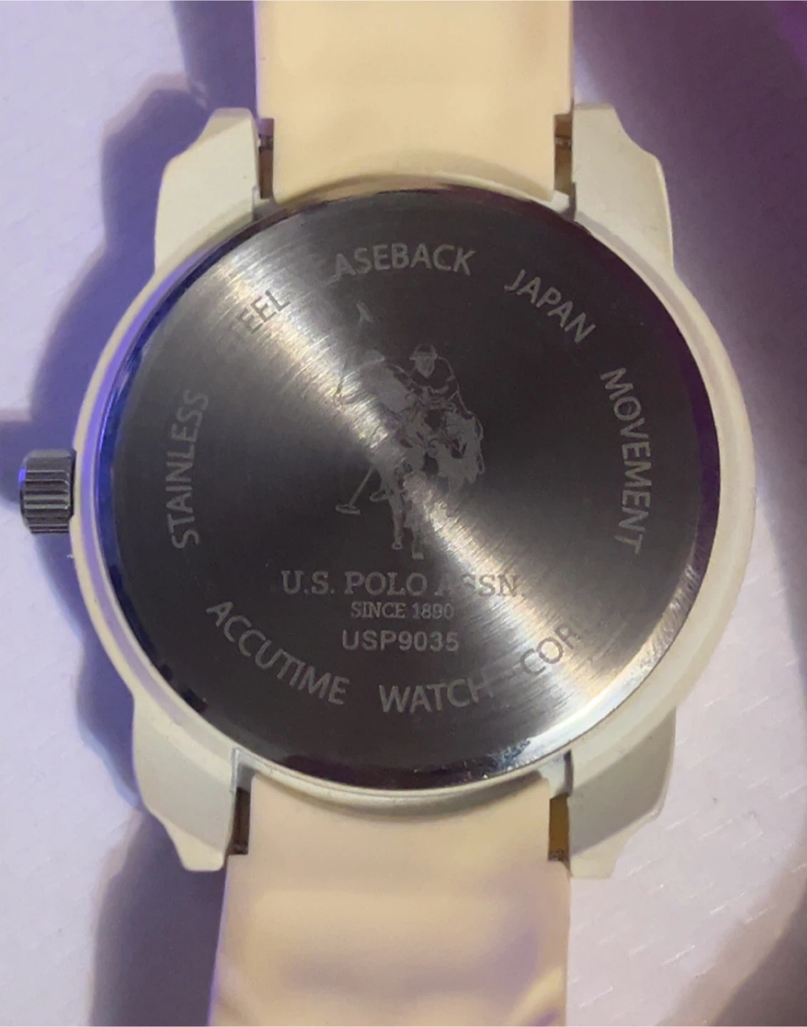 U.S. Polo Assn. White Silicone Watch - photo 4