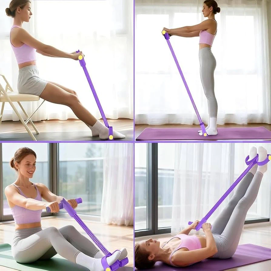 Purple Tummy Trimmer Resistance Exercise Tool