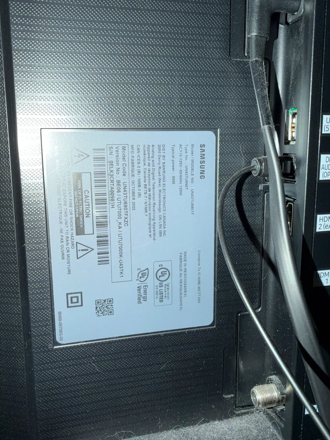 Samsung 43 Inch Smart TV - photo 3