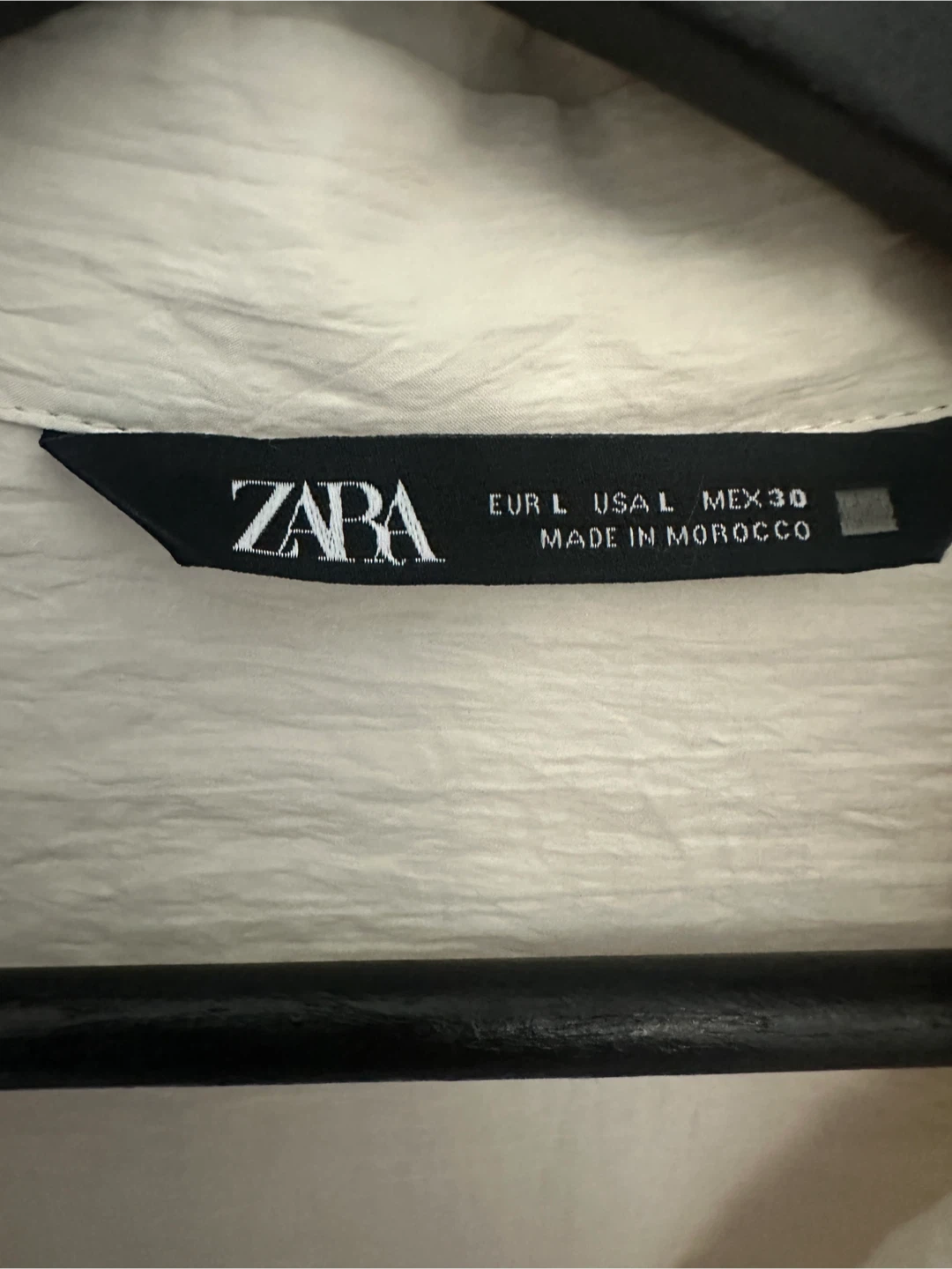 ZARA Cream Button-Up Shirt - photo 2