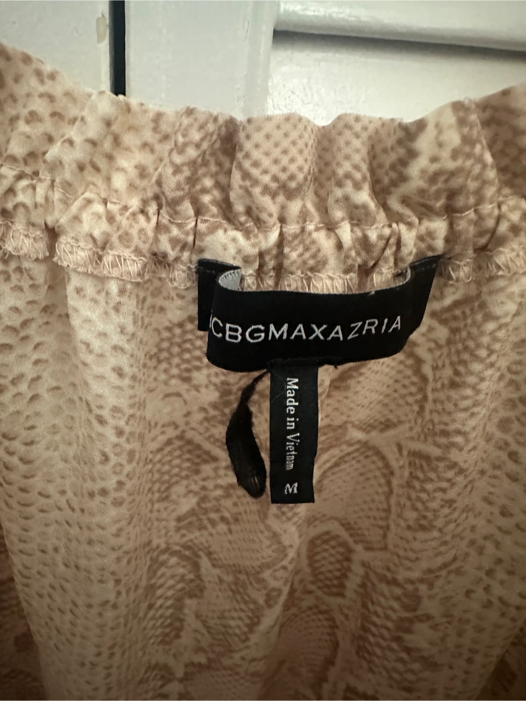 BCBGMAXAZRIA Snakeskin Print Blouse - photo 2