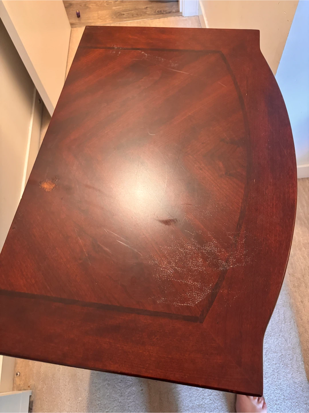 Dark Wood Bedside Table - photo 4