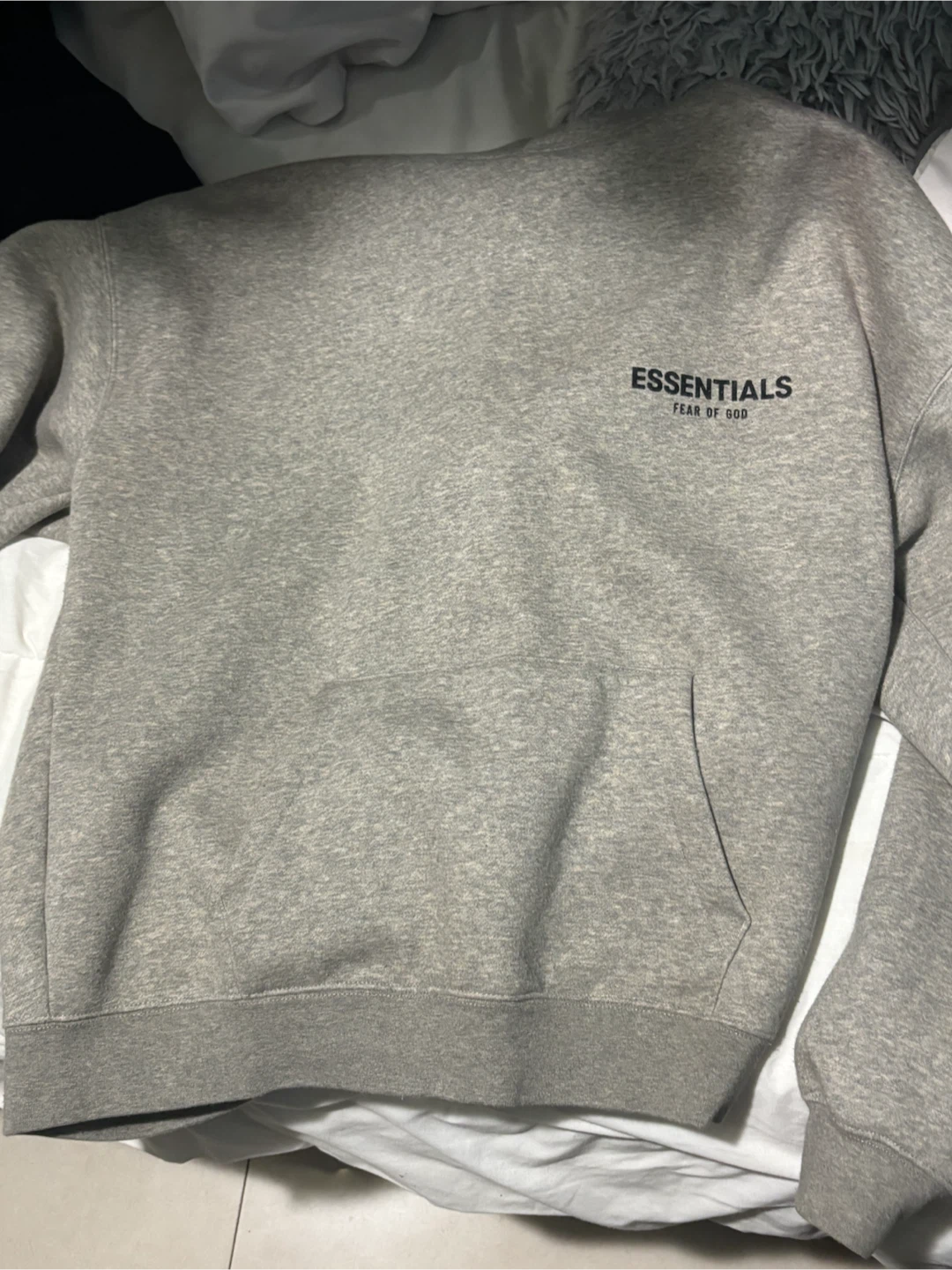 Fear of God Essentials Hoodie - Heather Gray