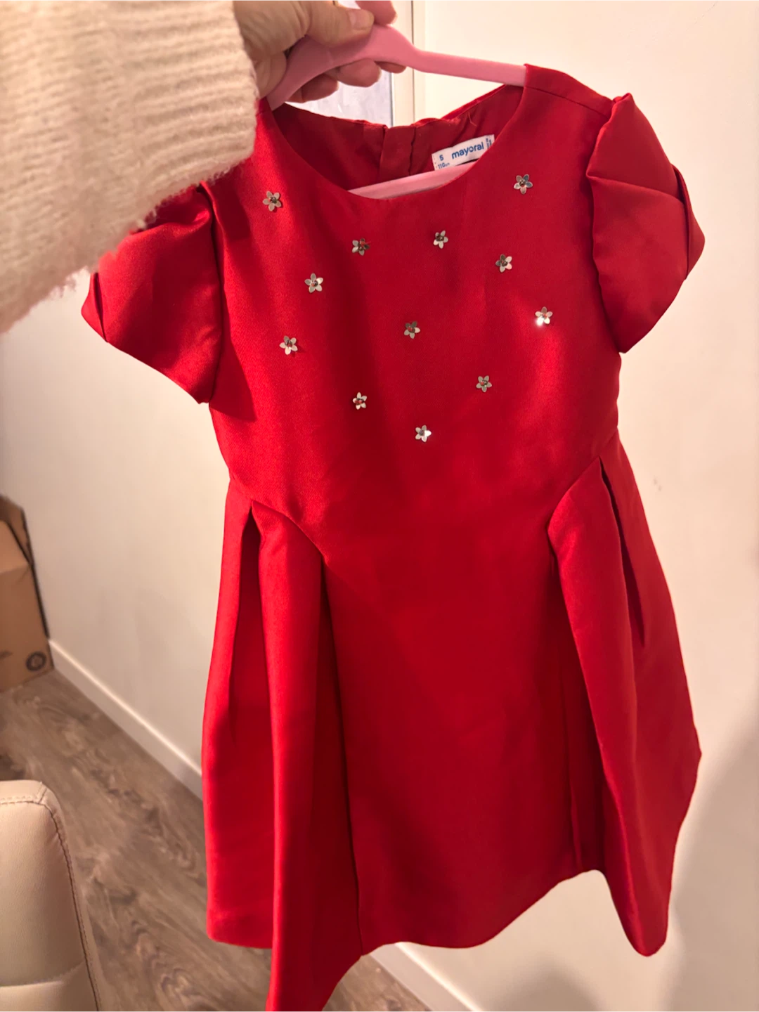 Mayoral Red Dress Size 5