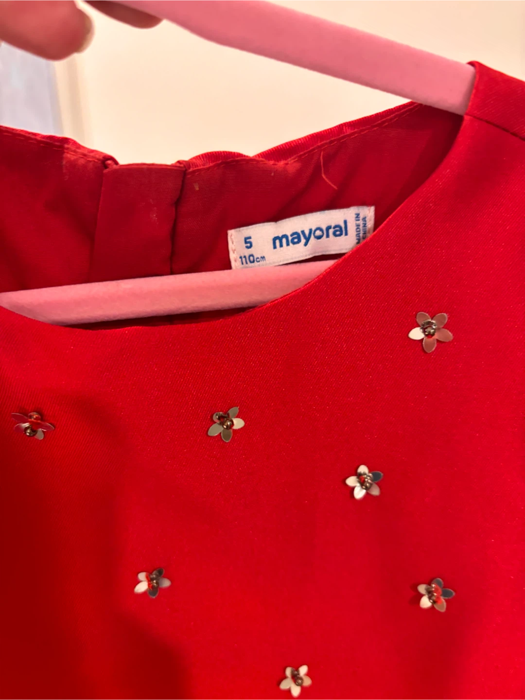 Mayoral Red Dress Size 5 - photo 2