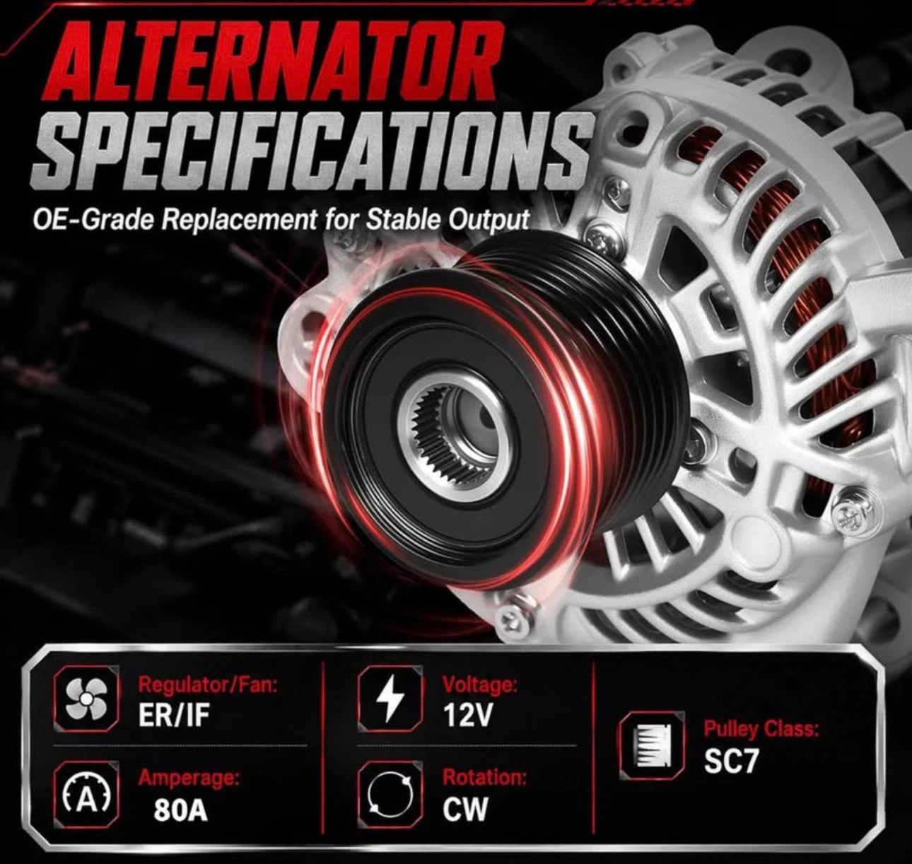 Brand New Alternator – Honda Civic 2006–2011 - photo 3