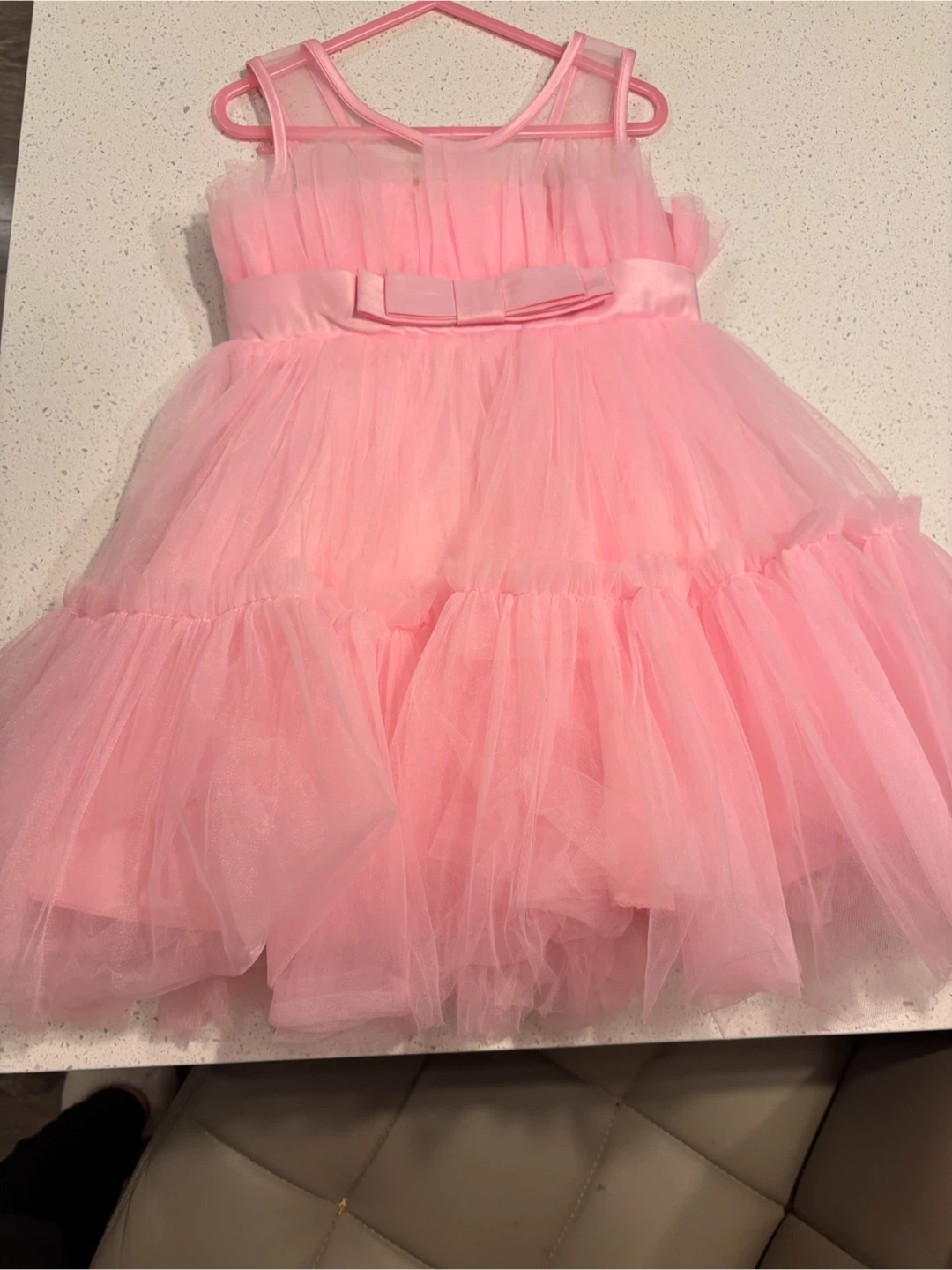 Pink Tulle Dress for Kids 5 years old