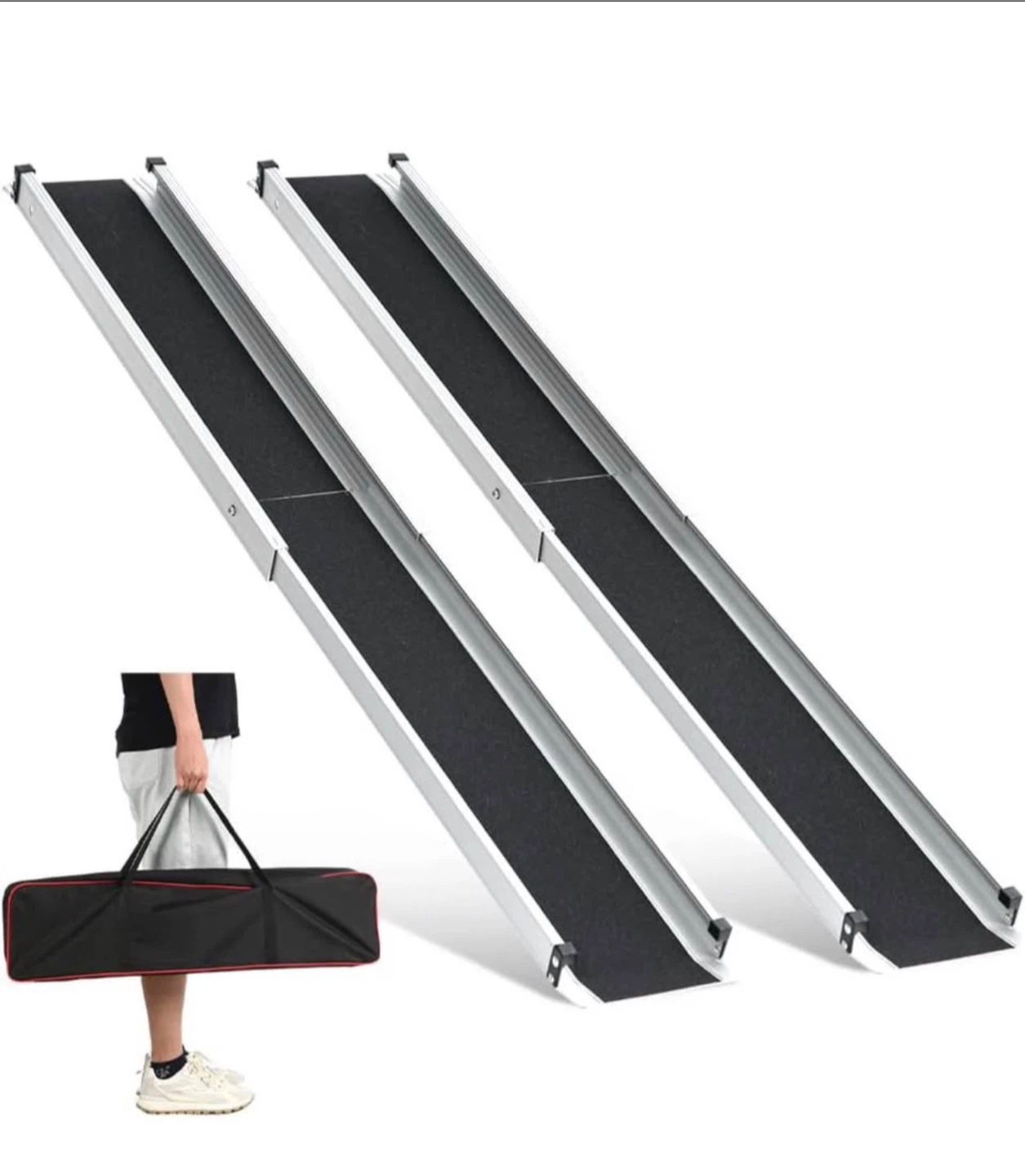 Brand new 7FT (84" L x 7.4" W ) 600lbs Portable Wheelchair Ramp